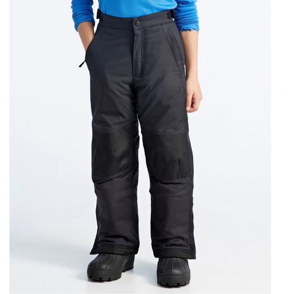 L.L. Bean Bottoms Ll Bean Boys Youth Kids Cold Buster Black Snow